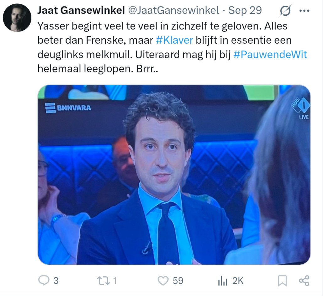 ypiatic2's tweet photo. #blokkeerheld @JaatGansewinkel praat over "linkse morele verhevenheid" terwijl hij iedereen die anders denkt dan hij de maat neemt om vervolgens als een #laf onderkruipseltje op de blokkeerknop te drukken.
Jaat is een #snowflake met een #slachtofferrol en bovenal een #jankbal https://t.co/AiRB3X92Tc