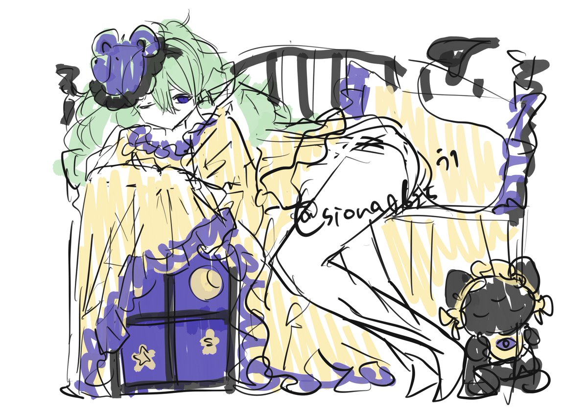 siona06252's tweet photo. 厨二病なので七つの大罪イメージでキャラデザしてる~何か分かるかな https://t.co/Z2gRcVTLs1