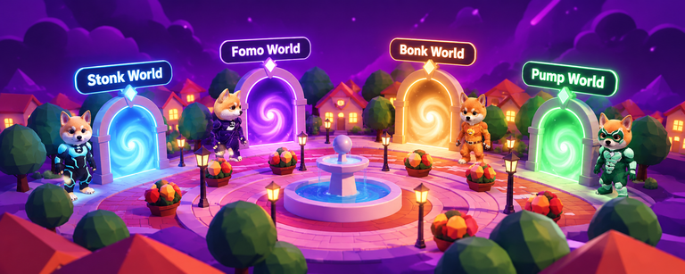 goinudotfun's tweet photo. Choose your world.

Enter Pump, FOMO, Stonk or Bonk world.

Launch your INU → gain XP → battle other players → earn rewards → upgrade your INU.

Every world. One INU. https://t.co/uHI4pnxJPf