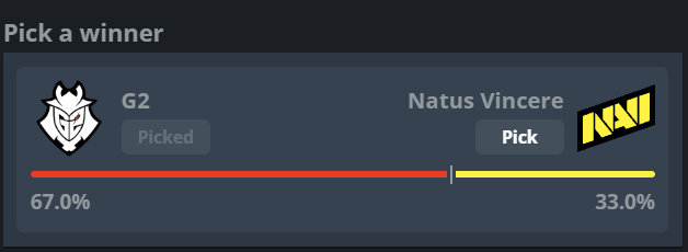 G2CSGO's tweet photo. Just go next @natusvincere we already won 🫲🤪🫱 https://t.co/8hC7SfOMCq