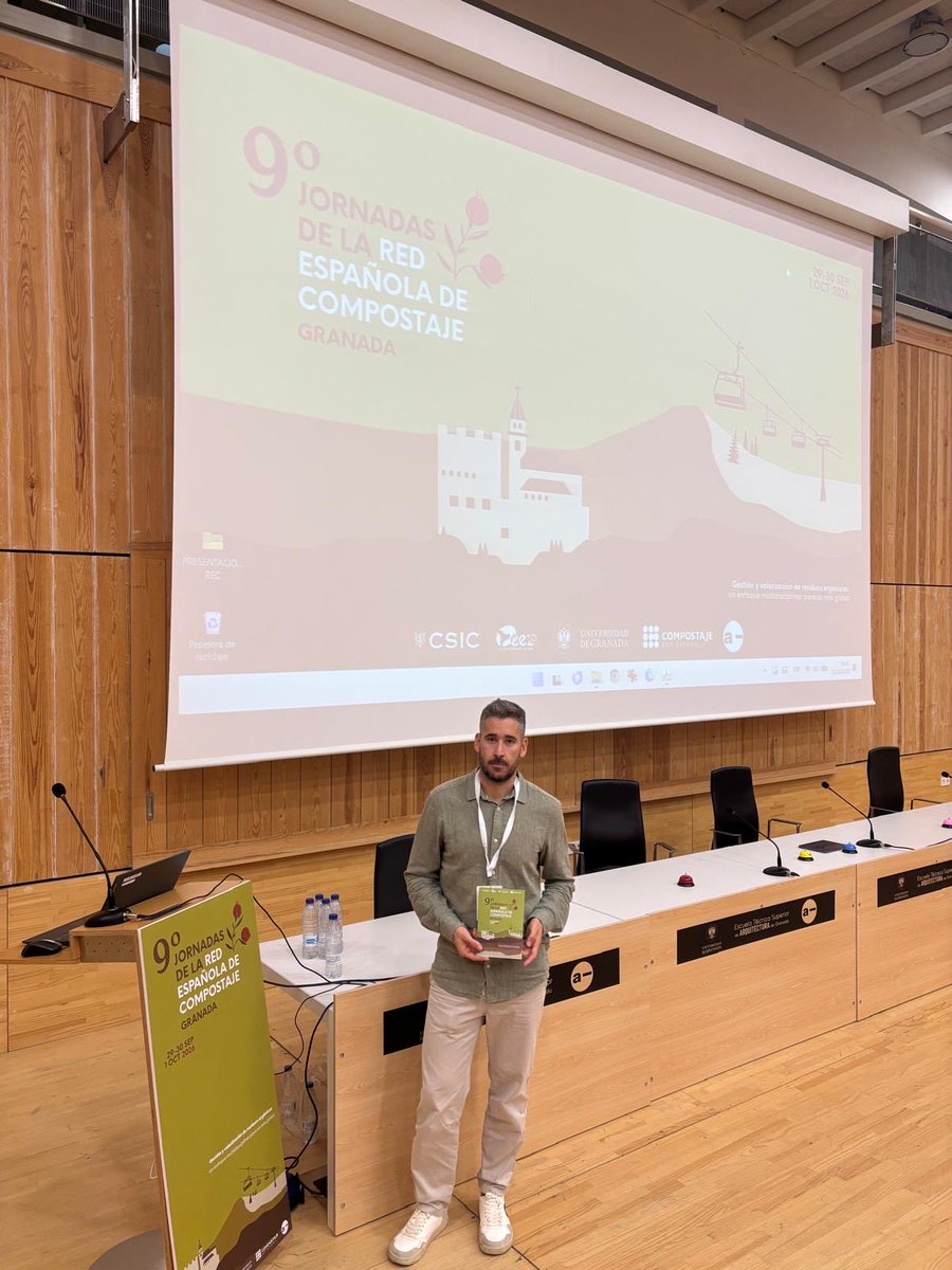 InescopTech's tweet photo. 🌱 Hemos presentado en el IX Congreso de la Red de Compostaje (Granada) un estudio clave sobre la biodegradabilidad del cuero acabado, recién publicado en 'Polymers'. Evaluar el final de vida de la piel exige un enfoque multifacético que combine química, compostaje y ecotoxicidad https://t.co/Xo6wHpwsbZ