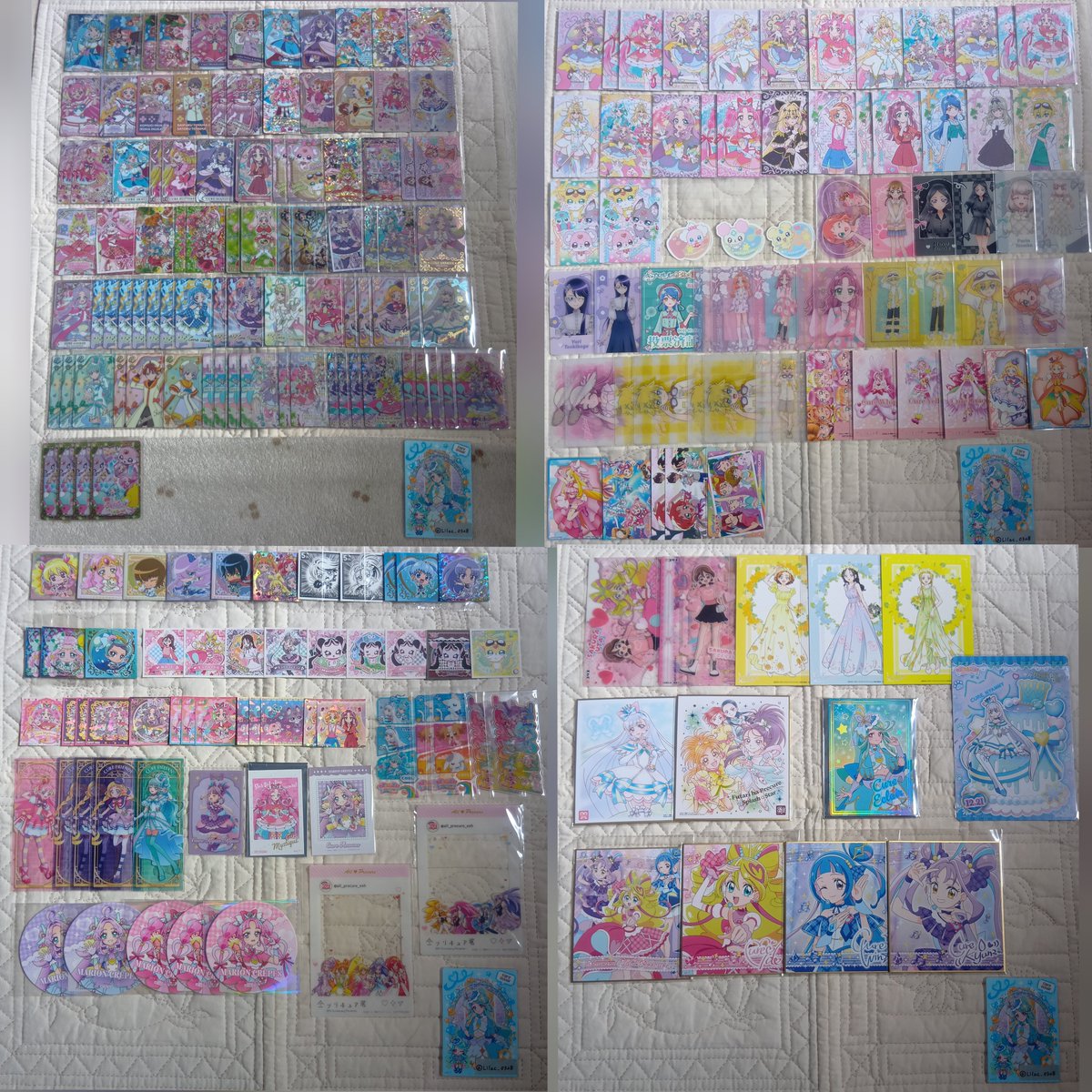 Lilac_0328's tweet photo. 【交換】プリキュア グミカード ウエハース キラトレ ブロマイド

譲…画像1〜3
求…画像4〜5(画像4は左から順に優先度高)

郵送交換のみ
おまとめ頂けますと大変助かります
異種、比率違いお気軽にご相談ください

よろしくお願いいたします❁ https://t.co/2oOWOpXnZf