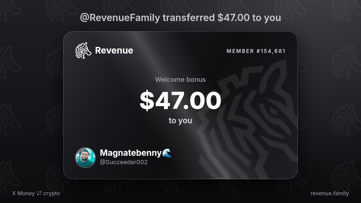 Succeeder002's tweet photo. Yes, $47.00 from @RevenueFamily https://t.co/9rW54qrRdB