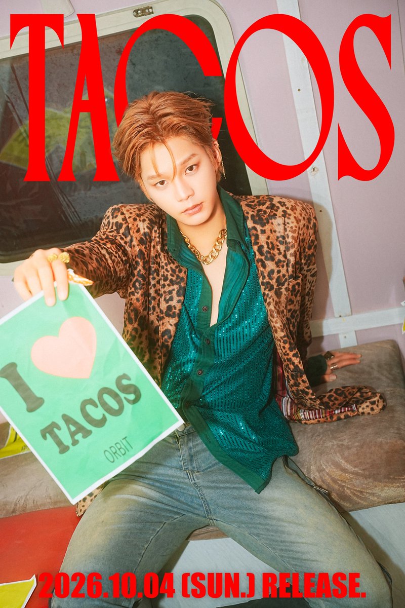 orbit5_ofcl's tweet photo. ORBIT DIGITAL SINGLE
𝐓𝐀𝐂𝐎𝐒

Concept Photo #YOONDONG

2026.10.04 6PM(JST) Release

#ORBIT #오르빗
#ORBIT_TACOS https://t.co/jYwDv4okFl
