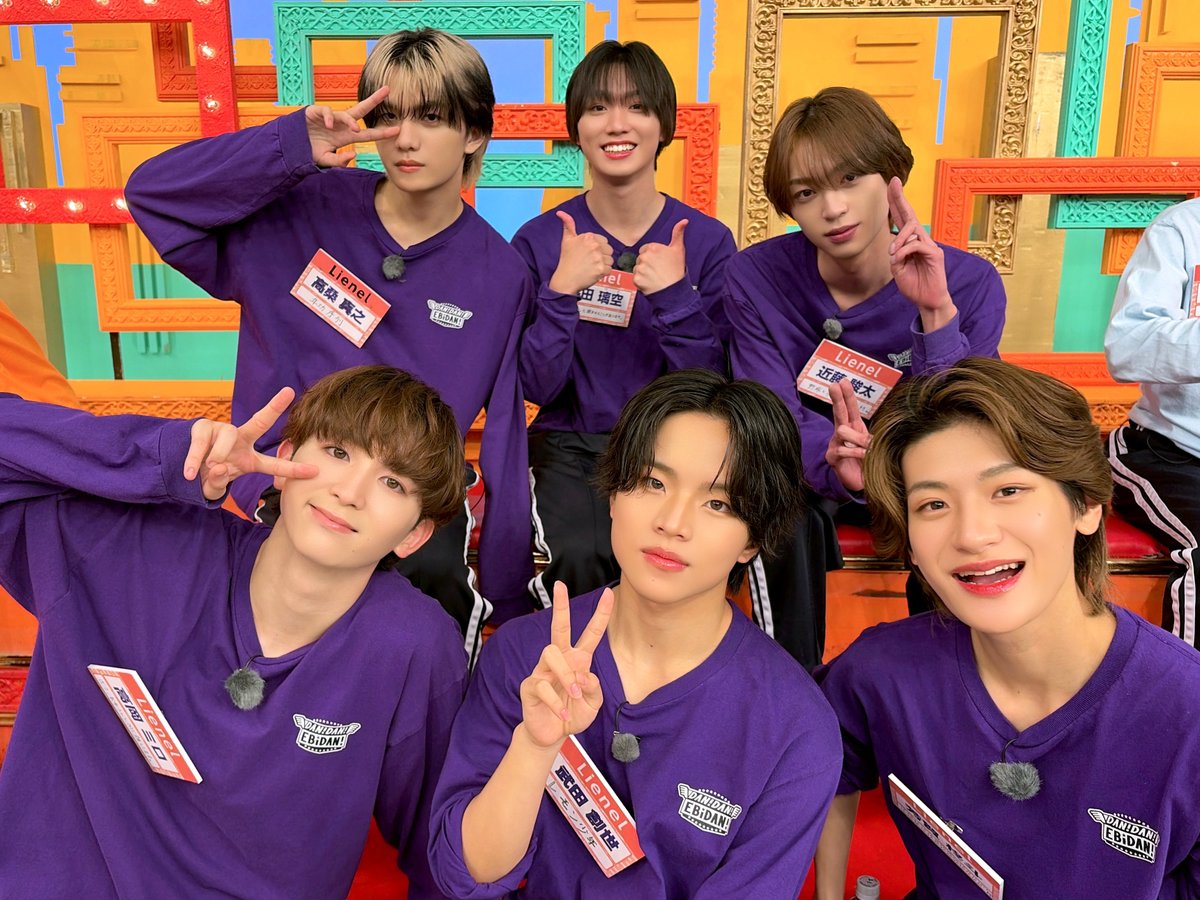 Lienel_official's tweet photo. 〖EBiDAN_INFO〗

『DAN!DAN!EBiDAN』
（@tx_dan2ebidan）

⏰本日深夜1時00分〜放送📺

本日の #ダンエビ は
「PIN!PON!クイズSakurashimeji🌸🍄後編」

🌸田中雅功がiiONDOに楽曲提供するならタイトルは何❓
🍄Sakurashimejiの2人が後輩で好きな顔は❓

🔗https://t.co/xN7cWSb8Rz

#Lienel #リエネル
