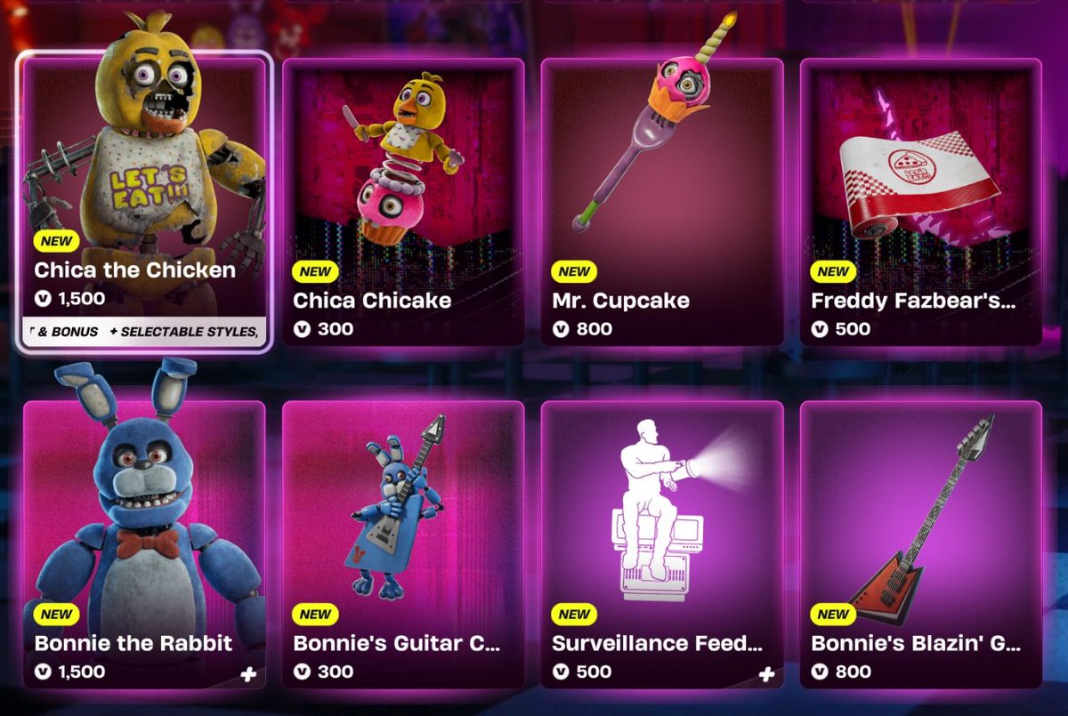 HYPEX's tweet photo. FNAF IS OUT NOW - 4.5K VB Bundle (swipe to see prices)

Use code "HYPEX" to support me ❤️
AVAILABLE HERE: https://t.co/F53x8ToaIf #EpicPartner https://t.co/1jlHzKau1e