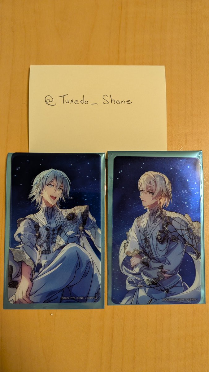 Tuxedo_Shane's tweet photo. 【交換】アイナナ アイドリッシュセブン 週刊ファミ通 10.5周年 クリアカード

譲：巳波、環
求：千、百

郵送での交換希望です。
お気軽にお声がけいただけますと幸いです🙇‍♀️ https://t.co/eCWVpzzmM0