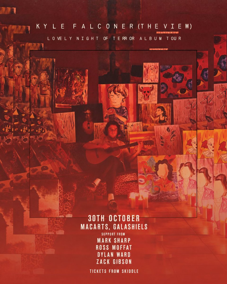 macartsscotland's tweet photo. SUPPORT ANNOUNCEMENT 

Supporting Kyle Falconer at MacArts will be Mark Sharp of Mark Sharp &amp; The Bicycle Thieves, Ross Moffat of Polyphonic Sonder, Dylan Ward and Zack Gibson!

Tickets: https://t.co/ZTsHo3ISyQ https://t.co/xFTCm2FPM7