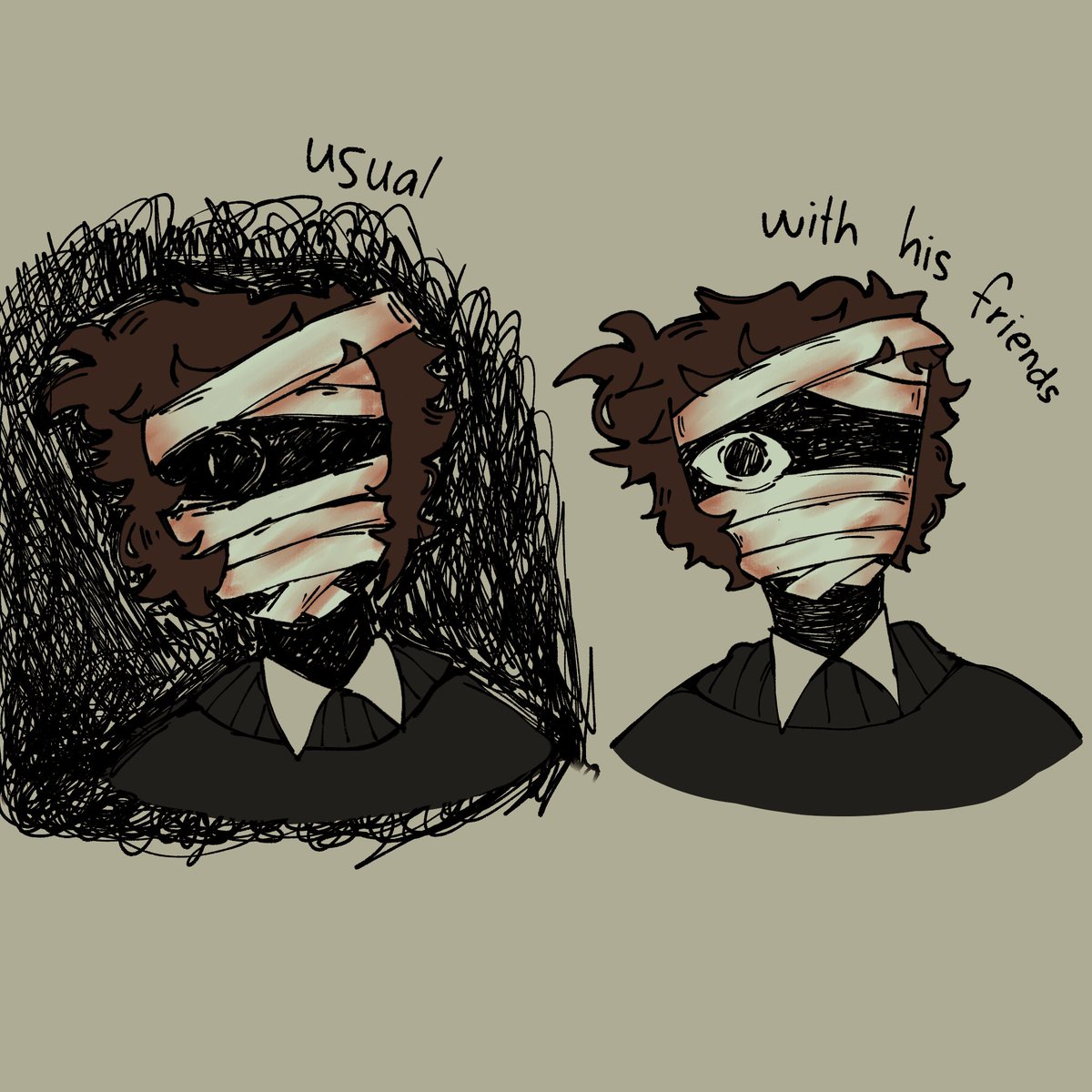 ethersqz's tweet photo. he's angry. but it's not the only thing he knows in death.

#thecryingchild #fnaf https://t.co/B1AY6vvsqc