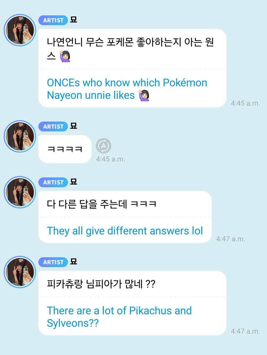 godmitzu's tweet photo. MINA asking us for Nayeon's favorite Pokemon, is she preparing a gift or practicing to draw Pokemon on Nayeon's nails? 👀 https://t.co/eCvdjoco7t