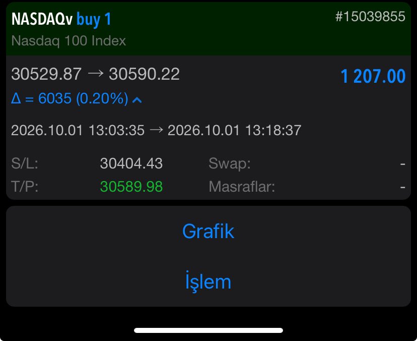 paramuheendisi's tweet photo. GÜNÜN İLK KAZANCI TEKNOLOJİ ENDEKSİNDEN.

#NASDAQ 1 LOT &amp; BUY İŞLEMİMİZ TP

1.207 DOLAR ✅ 59.185 TÜRK LİRASI

İŞLEM GRUBU BİLGİ VE KATILIM İÇİN ;

İletişim: https://t.co/MS5ELDoL5j

DEĞERLENDİREN HERKESE BERKETLİ OLSUN 🍀 https://t.co/Kyss9835Oi