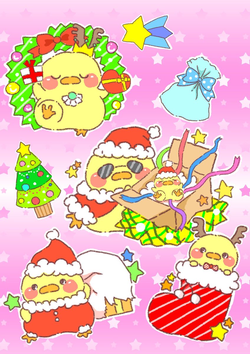 etokousaku's tweet photo. 新しいフ���ークシール🐥🍀
どっちもお気に入りです🥰 https://t.co/izbGHfbt88