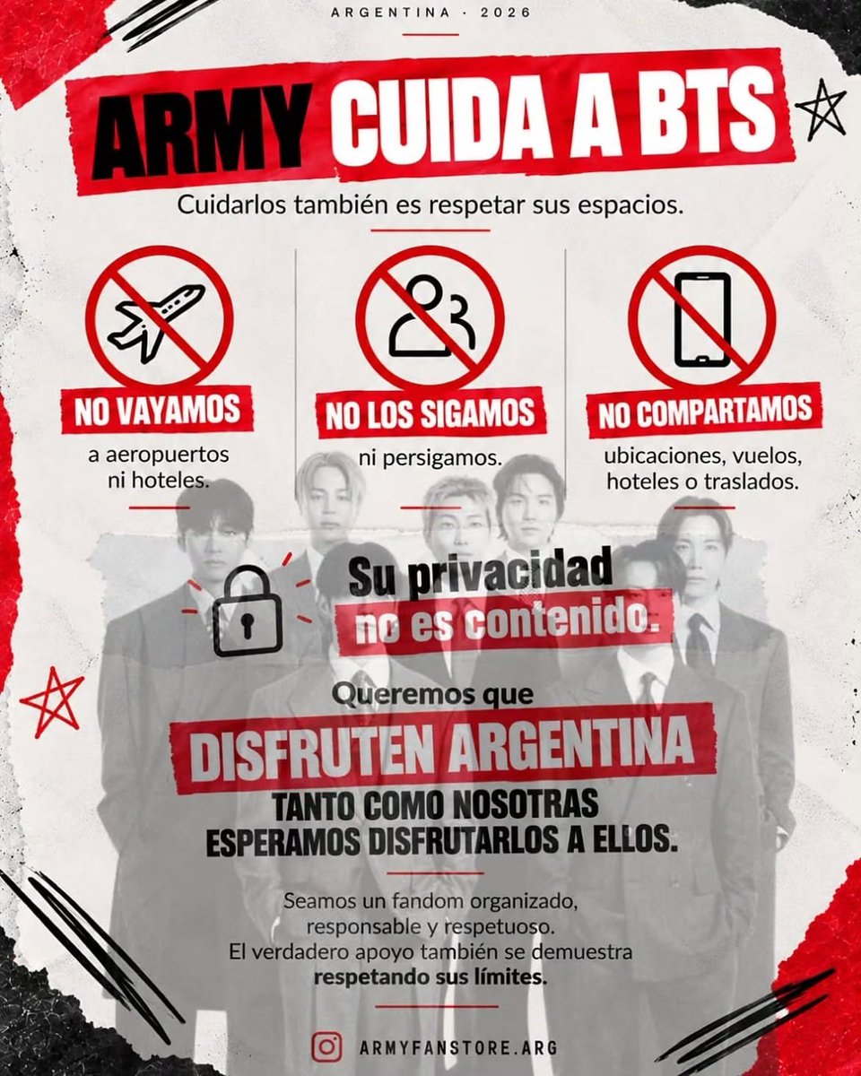 VanteHighLevel's tweet photo. #ProtectBTS Difundamos!
#ARMY #ARGMY #BTS #BTS_WORLDTOUR_ARİRANG #BTSEnArgentina https://t.co/k4agQUpat4
