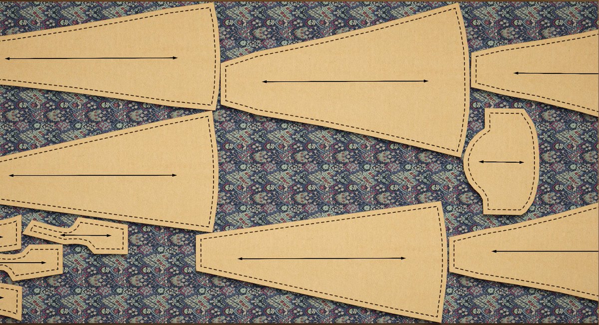 xDeserae's tweet photo. I am never making a dress with a a directional pattern ever again oh my god this is painful #dressmaker https://t.co/c6HxQlmhOV