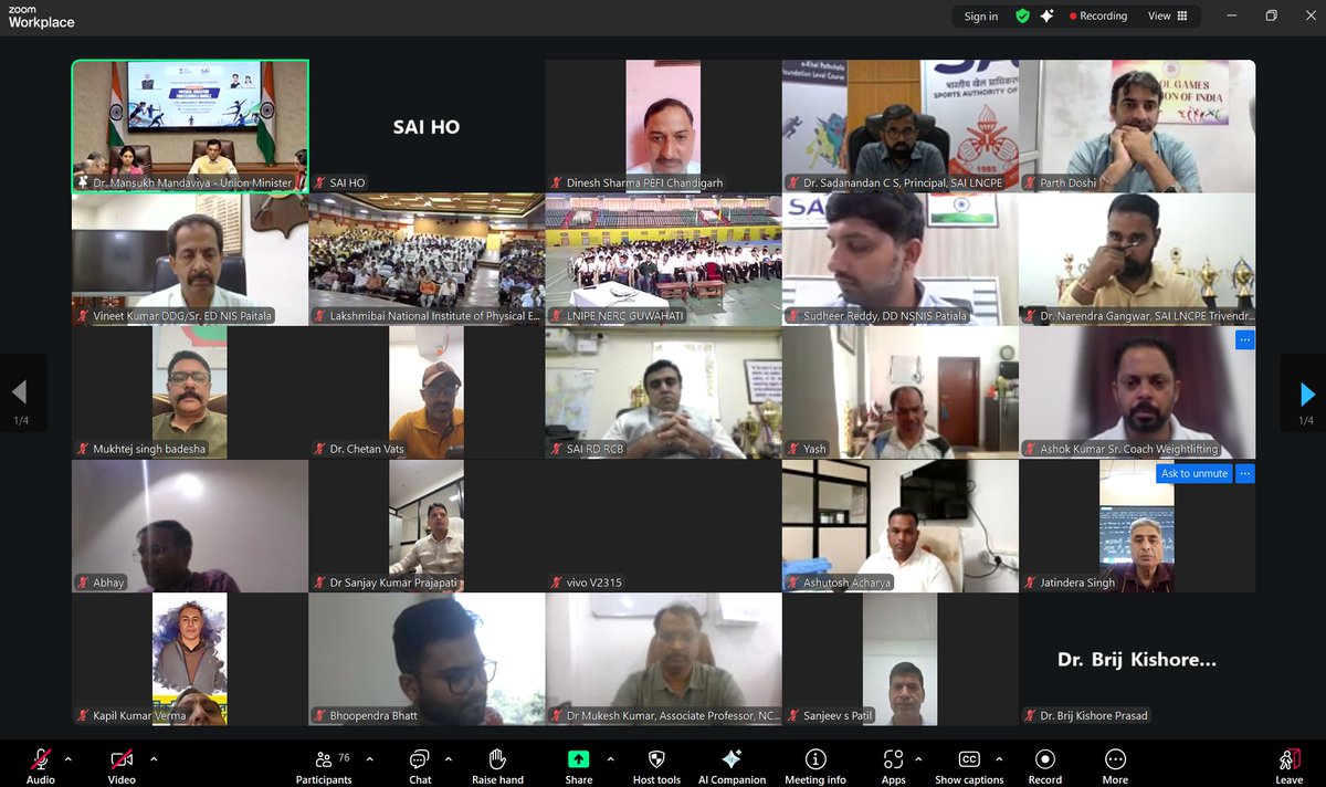 mansukhmandviya's tweet photo. जमीनी स्तर पर खेल प्रतिभाओं को निखारने के लिए आज NSRS पोर्टल पर 'Physical Education Professionals Module' का शुभारंभ किया।

आदरणीय प्रधानमंत्री श्री @narendramodi जी के विजन के अनुरूप, यह पहल हमारे Physical Education शिक्षकों को सशक्त कर नए चैंपियन तराशने में मदद करेगी।

मेरा सभी Physical Education Professionals से आग्रह है कि वे इस पोर्टल पर अपना रजिस्ट्रेशन जरूर करें: https://t.co/ghWowXU4zN