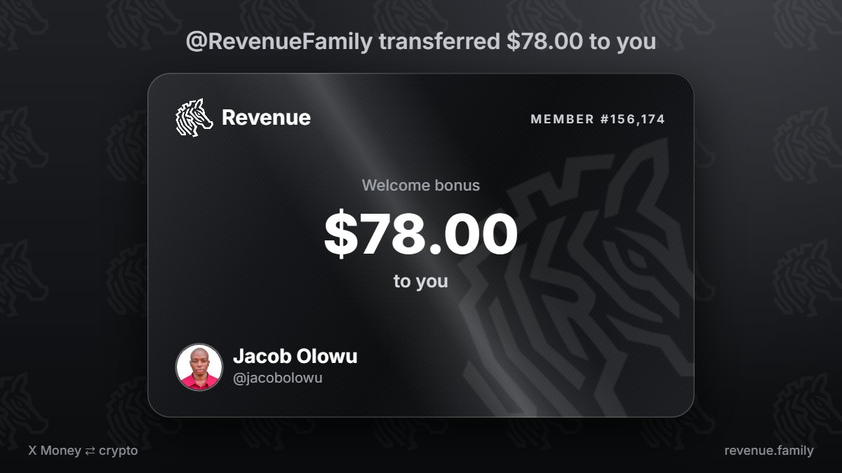 jacobolowu's tweet photo. @RevenueFamily @RevenueFamily, got the $78.00 https://t.co/Hw3VxGOZpQ
