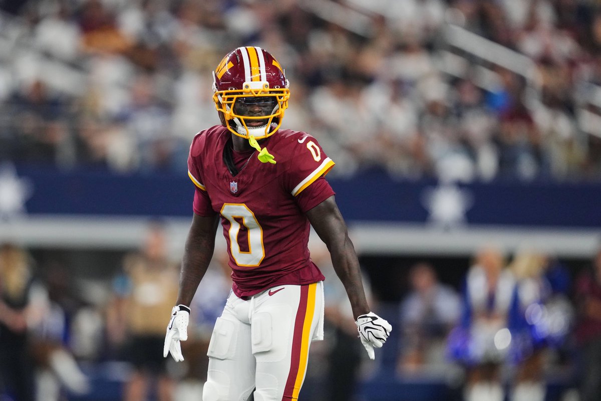 PFF's tweet photo. Most receiving TD allowed among CB this season

Mike Sainristil          4
Christian Benford   3
Colton Hood             3
Riley Moss                 3
16 players tied         2 https://t.co/zyEMmbcyTZ