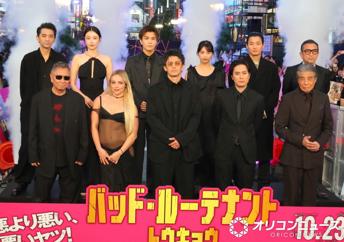 acervogioo's tweet photo. Fotos do elenco de BAD LIEUTENANT: TOKYO. https://t.co/xdZOQm2KzA