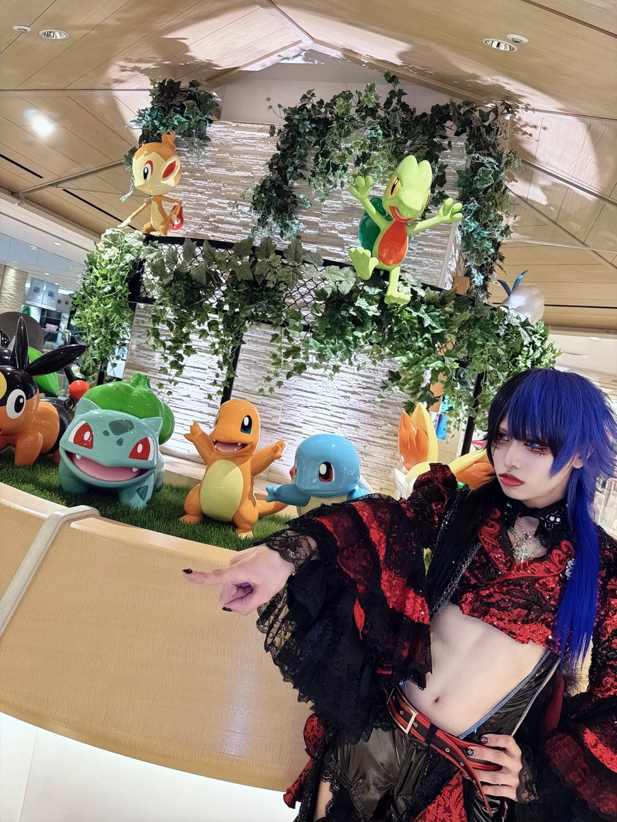0153_you's tweet photo. サンシャインフリーライブおつかれ！！デスボとか煽りという必殺技が使えない状況だった��どメイクは自由にしても良かったのでいつもより濃くしてみました†来てくれた人ありがとう！！ https://t.co/lJhHLmDRWf