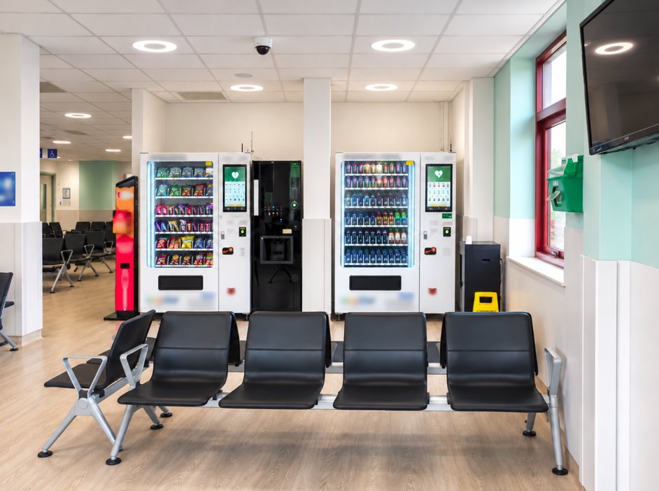 RefreshmentSys's tweet photo. Another fantastic install completed at this brand-new NHS Emergency Department. 

The VendSmart vending machines fit perfectly within the new space, providing a modern and convenient refreshment solution for staff, patients and visitors.

Well done to the team on another great installation!

#VendSmart #NHS #Healthcare #Vending #RefreshmentSolutions