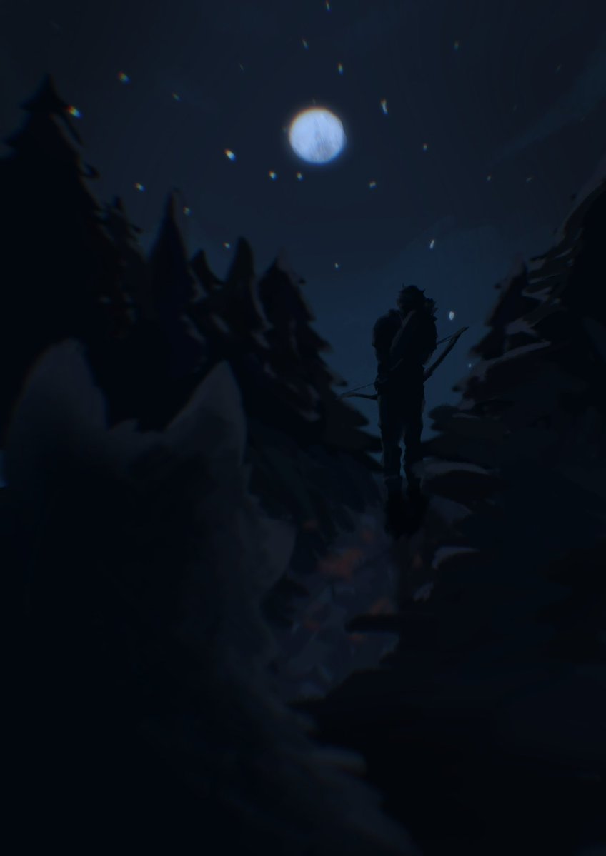 figaroism's tweet photo. My last piece for Winterhawk Big Bang is based on a fic called 'Ways in Which to Be' by Rufferto !! 

I wanted to try my hands at scenery &amp; background work and im glad to say this turned out to be my favourite piece out of all of them !!

#WinterHawk https://t.co/0FF5HALnQj