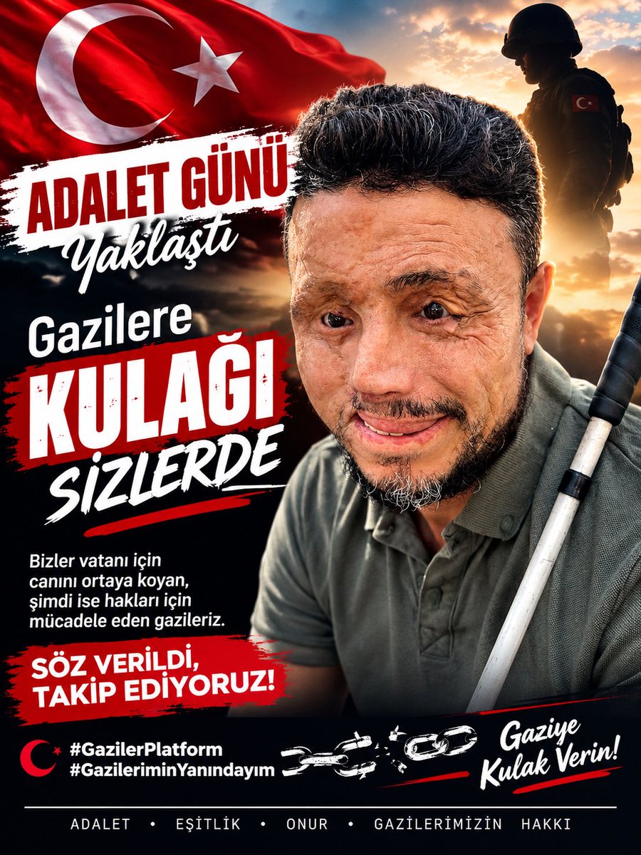 gazilerplatform's tweet photo. Adalet günü yaklaşıyor! 🇹🇷

Ekim başladı. Verilen sözlerin takipçisiyiz.
Terörle mücadele er şehit ve gazilerinin emsal düzeyde özlük hakları artık daha fazla bekletilmemeli.

Biz lütuf değil, hak ve adalet istiyoruz.
Kulak sizlerde, gözler Meclis’te.

Söz verildi, takip ediyoruz!

#GazilerPlatform #GazileriminYanındayım #GaziyeKulakVerin 🇹🇷 #tbmm @tbmm