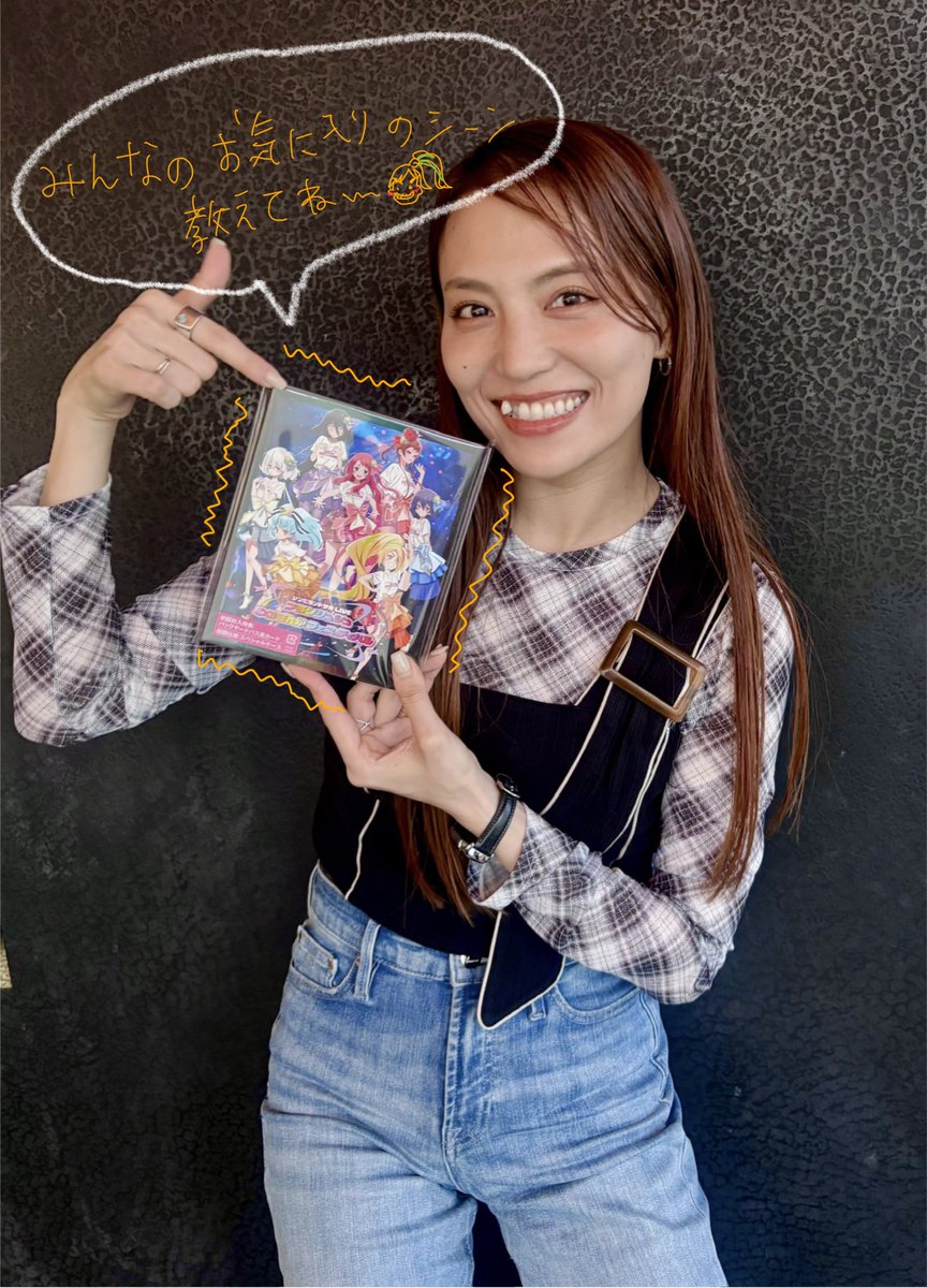 asami_manager's tweet photo. #ゾンビランドサガ LIVE～フランシュシュ ゆめぎんがフェスティバル～Blu-ray
by二階堂サキで田野アサミ🧡

私は今夜観ます！！ https://t.co/p6Djw5eKGx