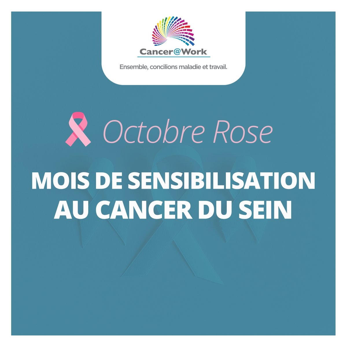 CanceratWork's tweet photo. En désignant Cancer@Work bénéficiaire de vos dons dans le cadre d'Octobre Rose, vous participez au financement des Job Meetings, qui ont permis d’accompagner le retour à l'emploi de + de 600 personnes touchées par la maladie chronique depuis 2016.
https://t.co/PJUXxEvZzj https://t.co/lbIZjM0hue