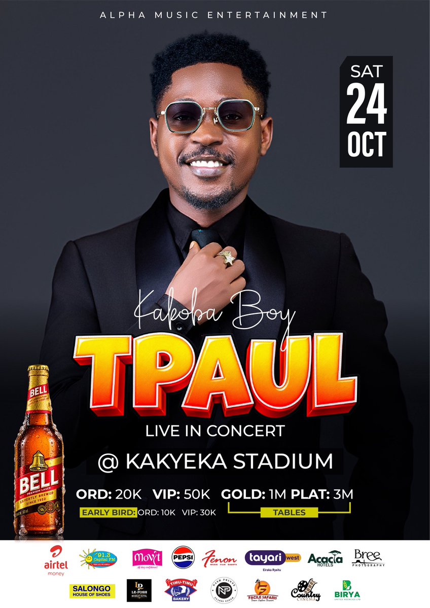 Ray_G_official's tweet photo. We are days away!
#24thOctober2026
#KakyekaStadium https://t.co/f1NpkDq9GE