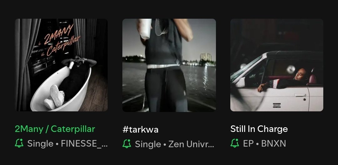 vloccks's tweet photo. New Month Music 🥳✨️

🆕️🆕️
FINESSE_W — 2Many/Caterpillar
Zen Univrse — #tarkwa
BNXN — Still In Charge 📀 https://t.co/7IVZPwAQgJ