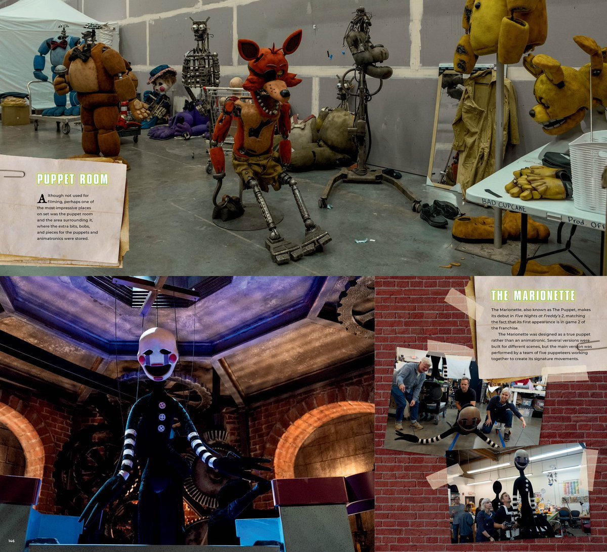 FCUMovieNews's tweet photo. A new preview for 'Five Nights at Freddy's: The Official Art and Making of the Movies' has been found!

The artbook for 'FIVE NIGHTS AT FREDDY'S' 1 &amp; 2 releases on November 3rd!

Source: https://t.co/7YZKyGWZso

#FNAFMovie #FNAF3Movie #FiveNightsAtFreddys https://t.co/RRUiC1PqSn