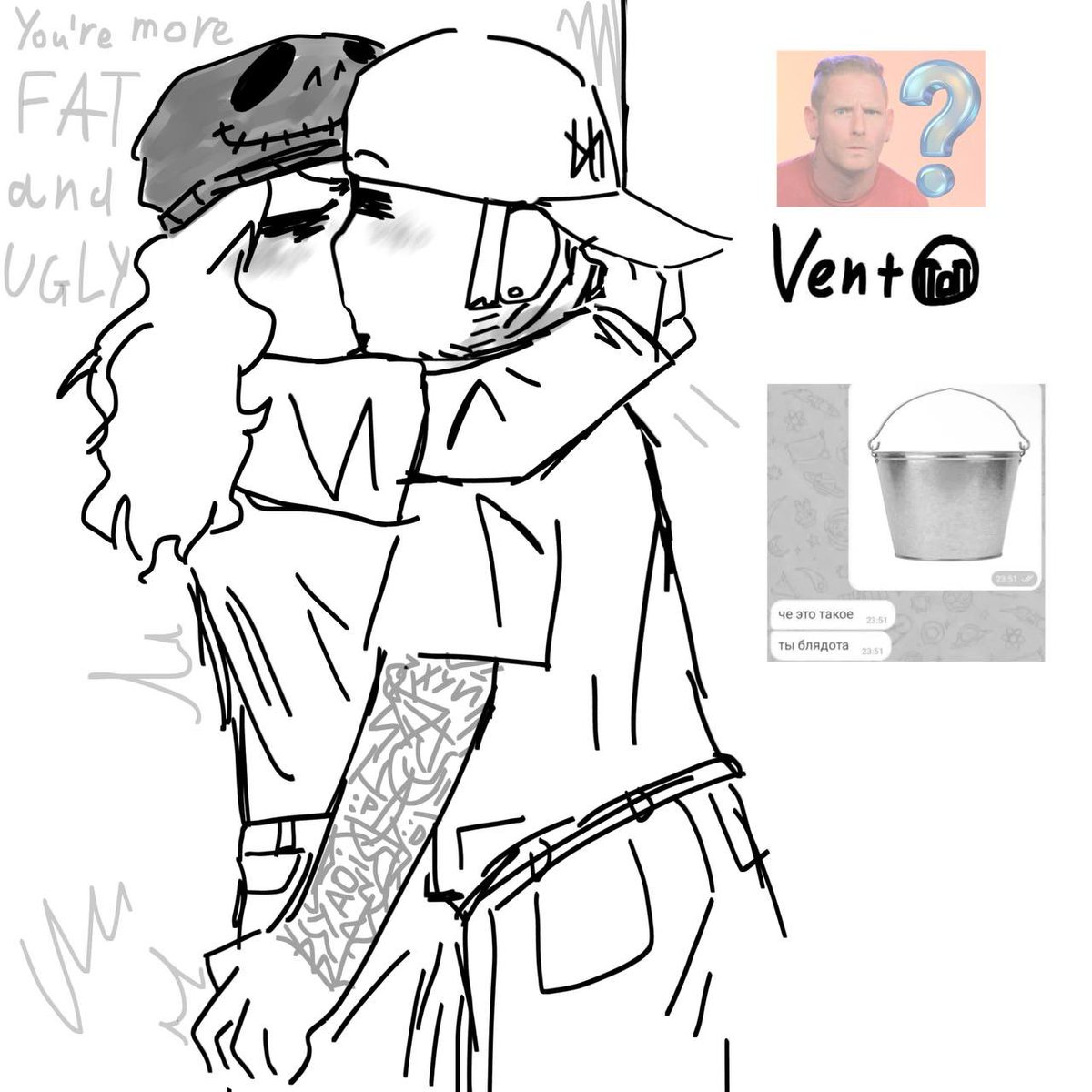 Lojkanoname's tweet photo. Okay posting my old ugly ass coreyfred doodles that I didn’t post here . I love them https://t.co/4EH0bUh56d