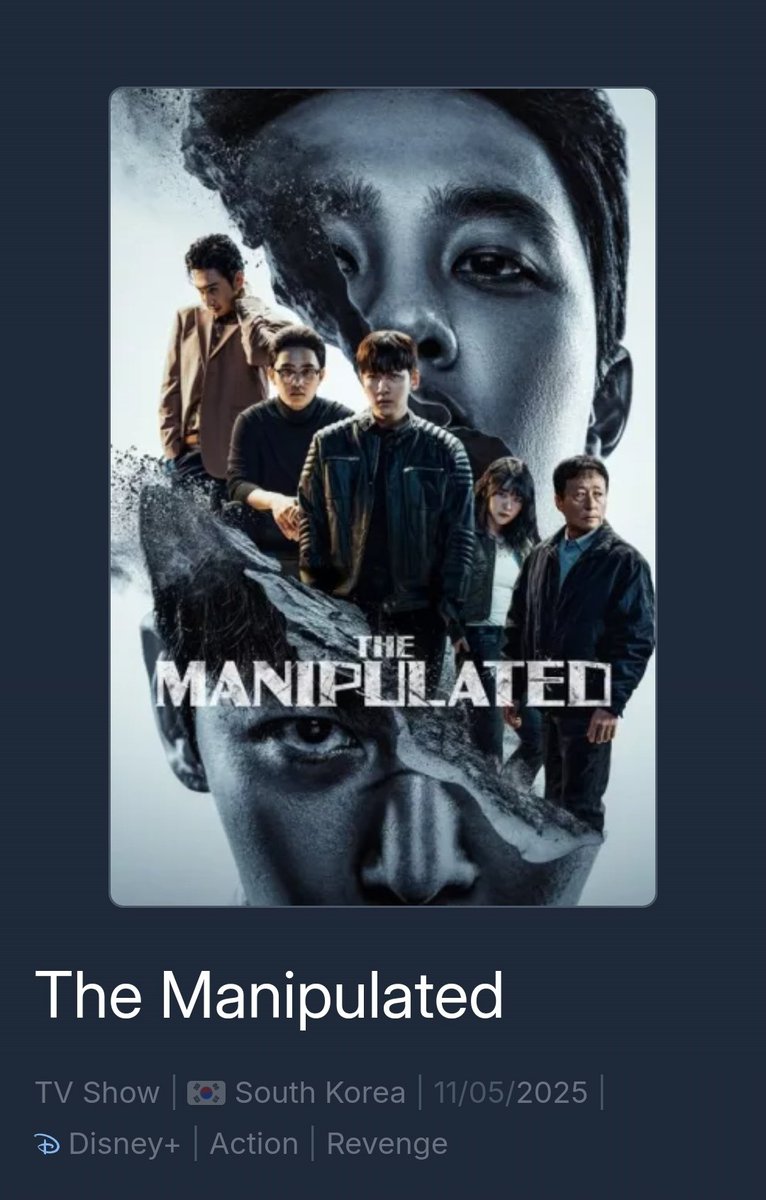 carmyl29's tweet photo. Great start to October! 'The Manipulated' ranks #10 overall and #7 on Disney+ South Korea TOP 10 TV Shows (Oct 1, 2026)! Let's keep watching! 🥳
#TheManipulated #DohKyungsoo #KYUNGSOO #도경수 #디오 #엑소 @DOHKYUNGSOO_X https://t.co/AdXYE5T3tn