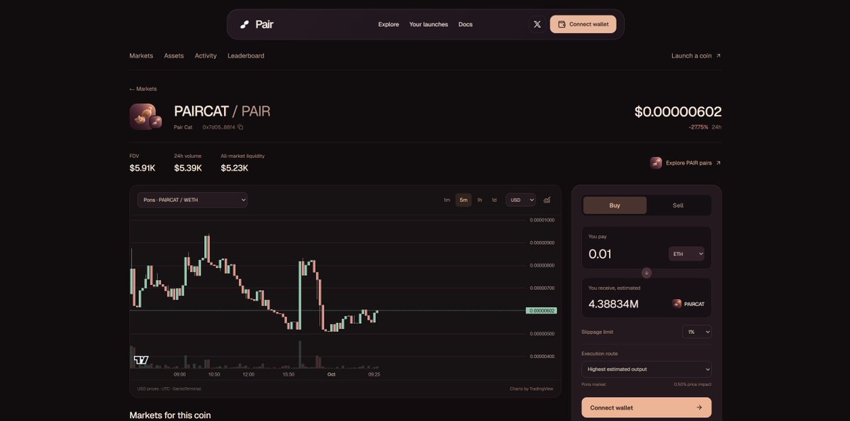 pairdottrade's tweet photo. Before you sign a trade on Pair, check the minimum you’ll receive.

The review shows the selected route, expected output, minimum received and estimated network cost. Your slippage setting defines how far execution can move from the quote.

If the reviewed quote expires, the app asks you to refresh it before signing. The swap also carries a minimum-output requirement on-chain.

A few seconds spent checking that review can make a real difference in a thin market.

https://t.co/7UACgoG959