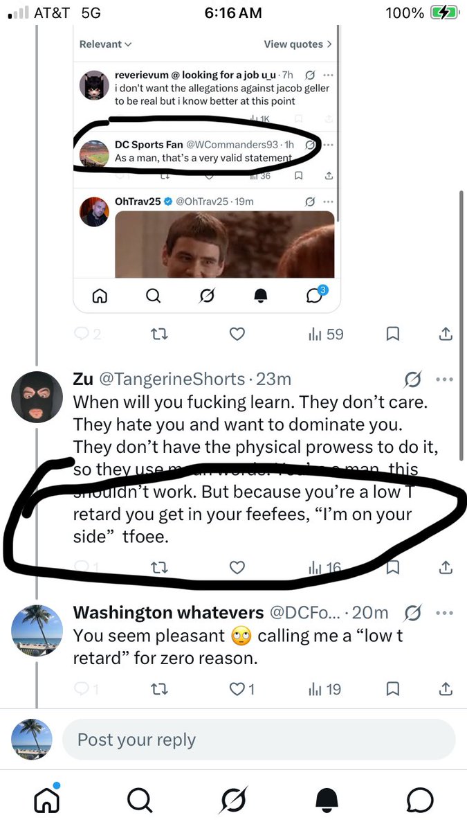 FootballFan8006's tweet photo. @reverievum @Sportsfan616 I only called that guy a slur to give him a taste of his own medicine because he called me that ***unwarrantedly***. 

He deserved the disrespect i gave him. 

I’m quite literally on your side that rapists are awful. https://t.co/obaKPyOgO9