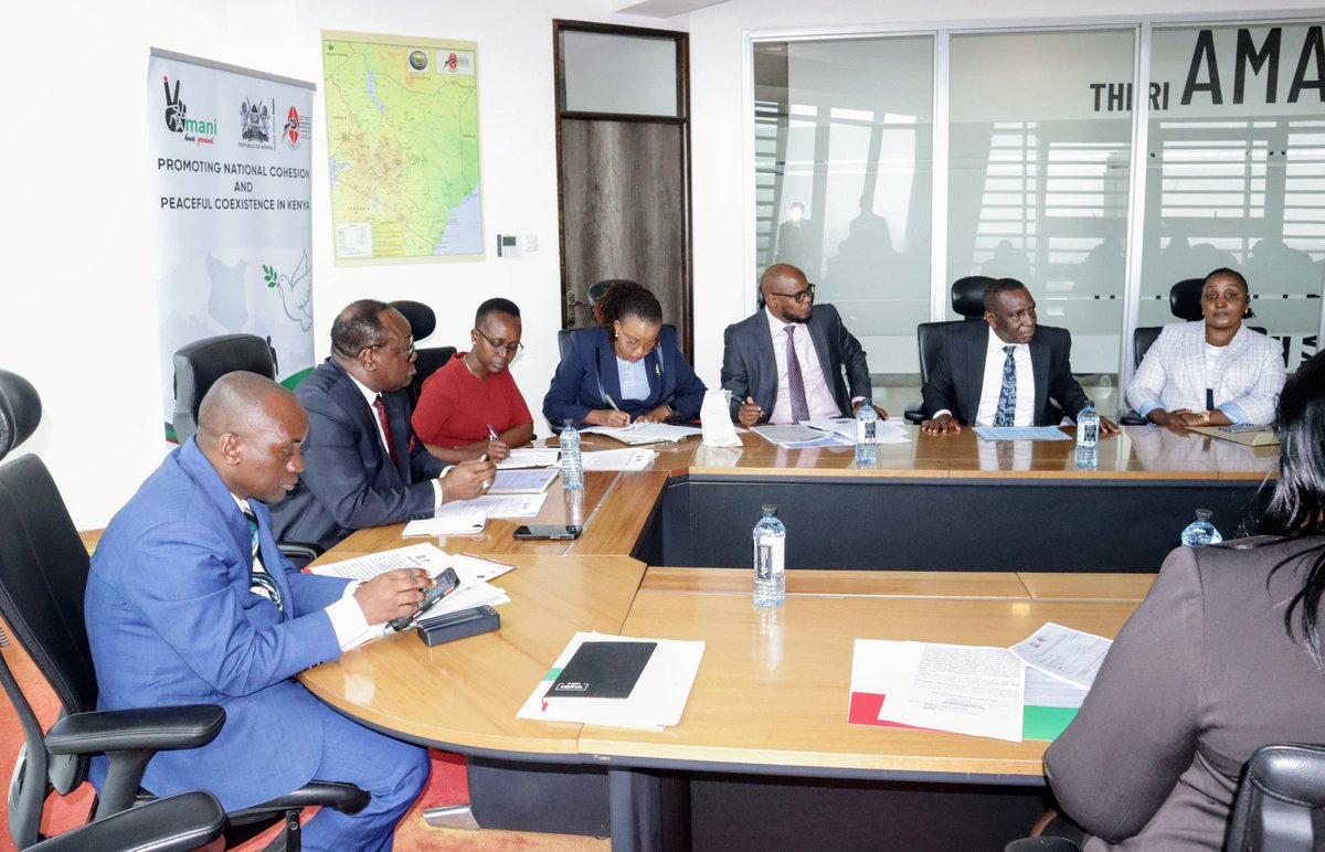 kakamedy's tweet photo. As #NCIC, our mandate is to promote a unified, cohesive and peaceful Kenya.

I joined fellow Commissioners at the inquiry hearing for nominated MP Hon. Joseph Wainaina Iraya, who honoured the Commission’s summons. https://t.co/xlhvVYwS8I