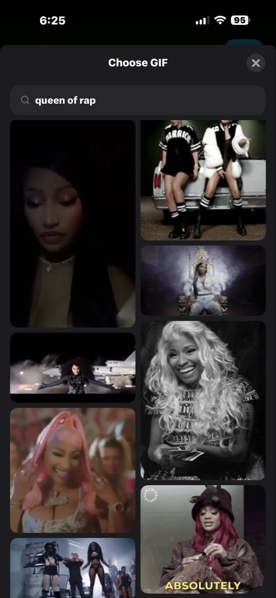 MarajEffect's tweet photo. Even gif know who the queen of rap is #barbietingz #Nickiminaj #QueenRadio #barbs https://t.co/ser1om32dW