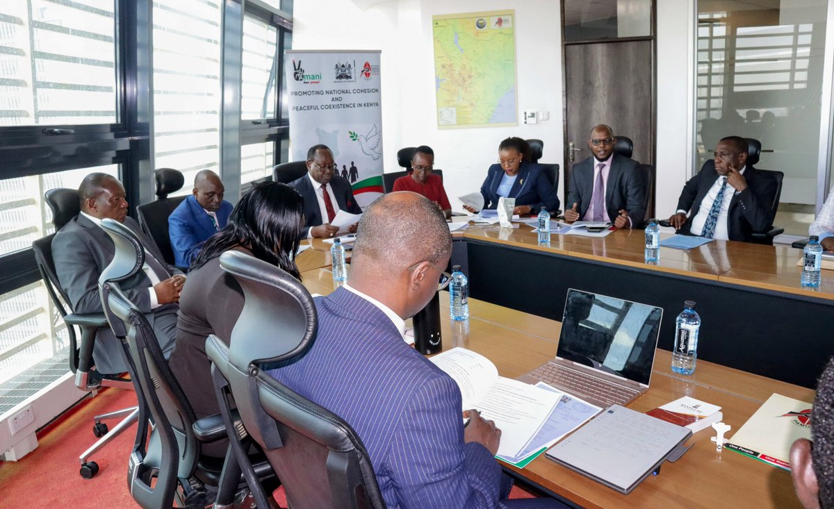 kakamedy's tweet photo. As #NCIC, our mandate is to promote a unified, cohesive and peaceful Kenya.

I joined fellow Commissioners at the inquiry hearing for nominated MP Hon. Joseph Wainaina Iraya, who honoured the Commission’s summons. https://t.co/xlhvVYwS8I