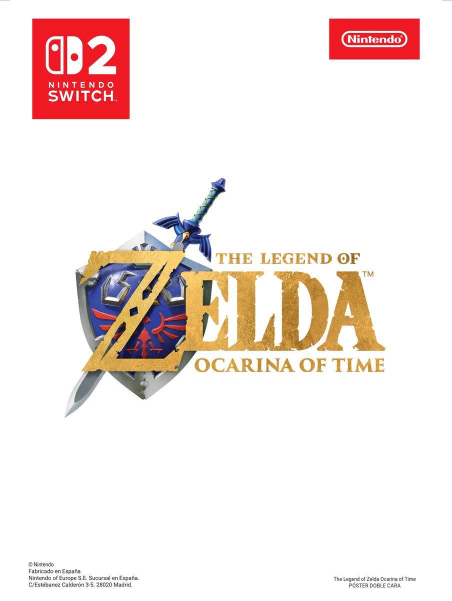 VideojuegosGAME's tweet photo. ¡ATENCIÓN! 🧚‍♂️

🎁 Añadimos PÓSTER EXCLUSIVO de regalo a TODAS las reservas (ya hechas y en adelante) de The Legend of Zelda: Ocarina of Time en GAME.

💚 Doble cara, tamaño A2, viene en sobre (imagen blanca). ✉️

Reserva YA. 👇
https://t.co/WfP1WlkFDn https://t.co/Q4r4swe97x
