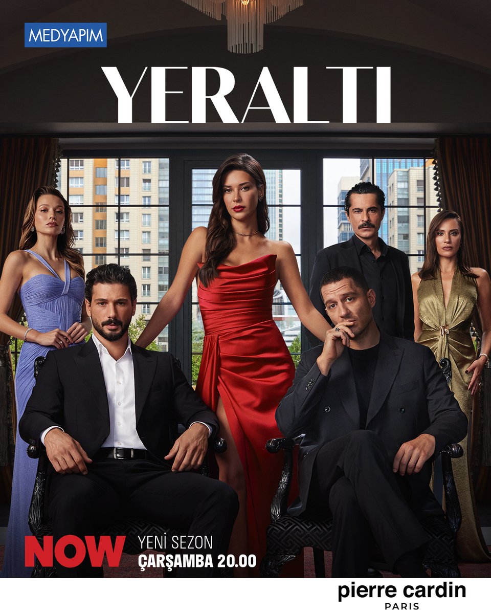 nowtvturkiye's tweet photo. Aslan var, ceylan var, kurt var... Ama #Yeraltı'nda artık daha fazlası var. 🔥 Yeni sezon Çarşamba 20.00’de NOW’da. @Yeralti_Dizi 

Pierre Cardin ile Yeraltı’nda #GözlerÜstünde. #reklam @pierrecardintr https://t.co/T7AfE9ZyvJ