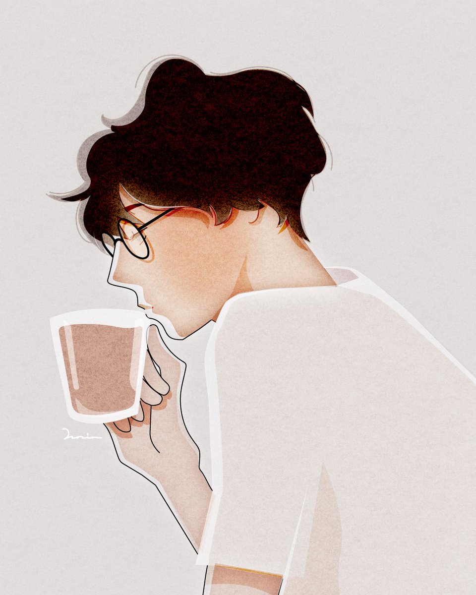 NorioNoronoro's tweet photo. 10月1日はコーヒーの日だったり、メガネの日なんだそうです。ひとやすみひとやすみ☕️ https://t.co/ixHvNtaudC