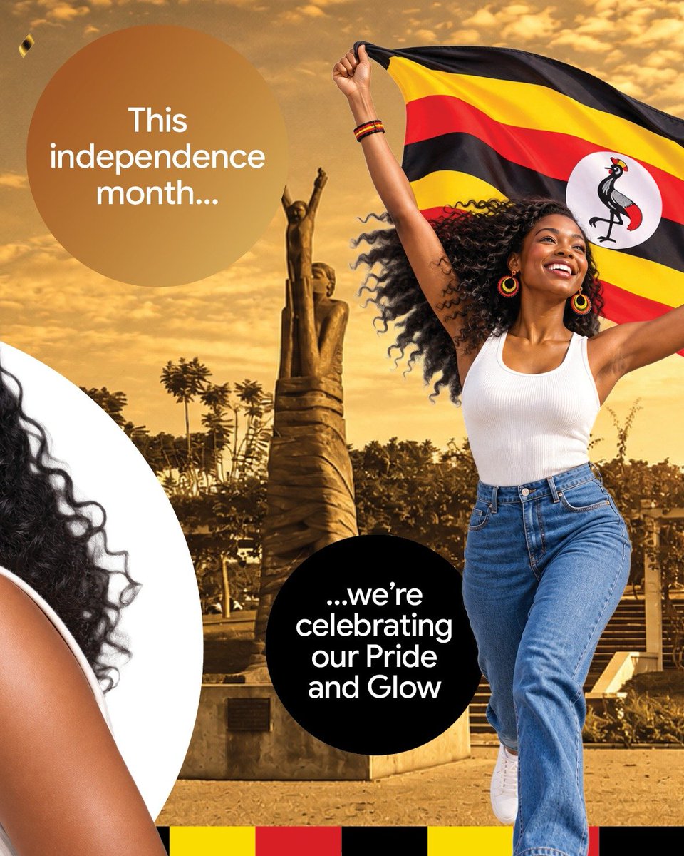 TheBeautyHubUG's tweet photo. We’re independent and glowing this month. 😌✨

As we celebrate our nation, let’s celebrate self-care too — freedom from bad skin days, harsh products &amp; glow-killers. 🤎

Serving You Independence, One Glow at a Time. 🇺🇬✨

#TheBeautyHub #IndependenceMonth https://t.co/tQwjiEGaNI