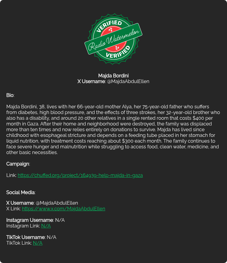 mearajbhagad's tweet photo. #VerifiedByRadioWaterMelon 
KIndly help in any possible way you can.
Like, retweet, donate, quote,  share, comment, pray.
######FreePalestine 🇵🇸 ######
https://t.co/DzMIXdZPx4 https://t.co/h4bsiS29YD