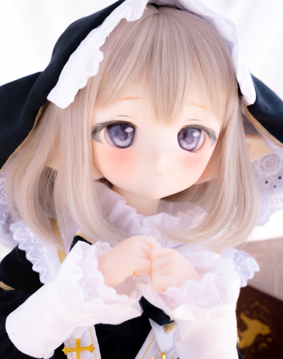 kiwi_doll2's tweet photo. https://t.co/NYKh5zIq9Z
内気で幼い表情なエルフ27番ちゃんを出品致しました🤍😊
10月4日（日）22時18分頃終了予定となります。
どうぞ宜しくお願いいたします🫰✨ https://t.co/AI7peAcHBb