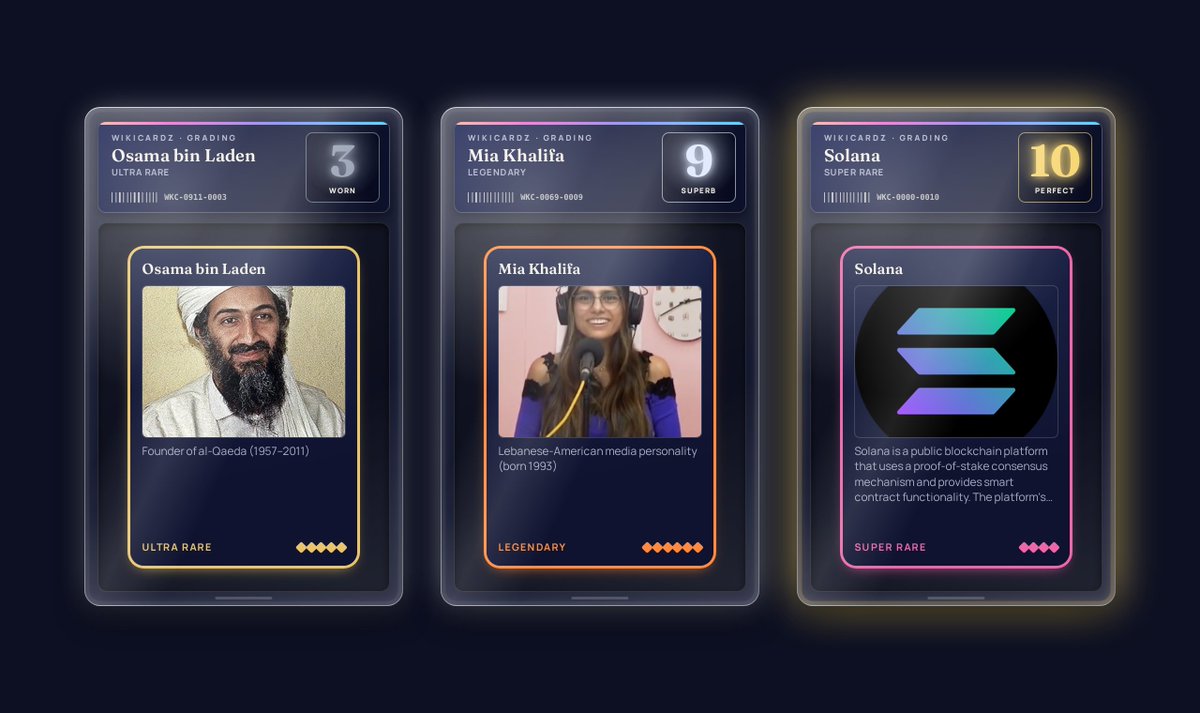Wikicardzdotfun's tweet photo. 🚨Two majors updates 🚨

WikiCardz has a new home : https://t.co/KHXR1SmS0F 🃏

And you no longer need a wallet to start.

Sign in with Google or Discord, open your free packs, and link a wallet only when you’re ready to trade.

7.6M Wikipedia pages.

Which one will you pull ? https://t.co/qMj71Q56tQ