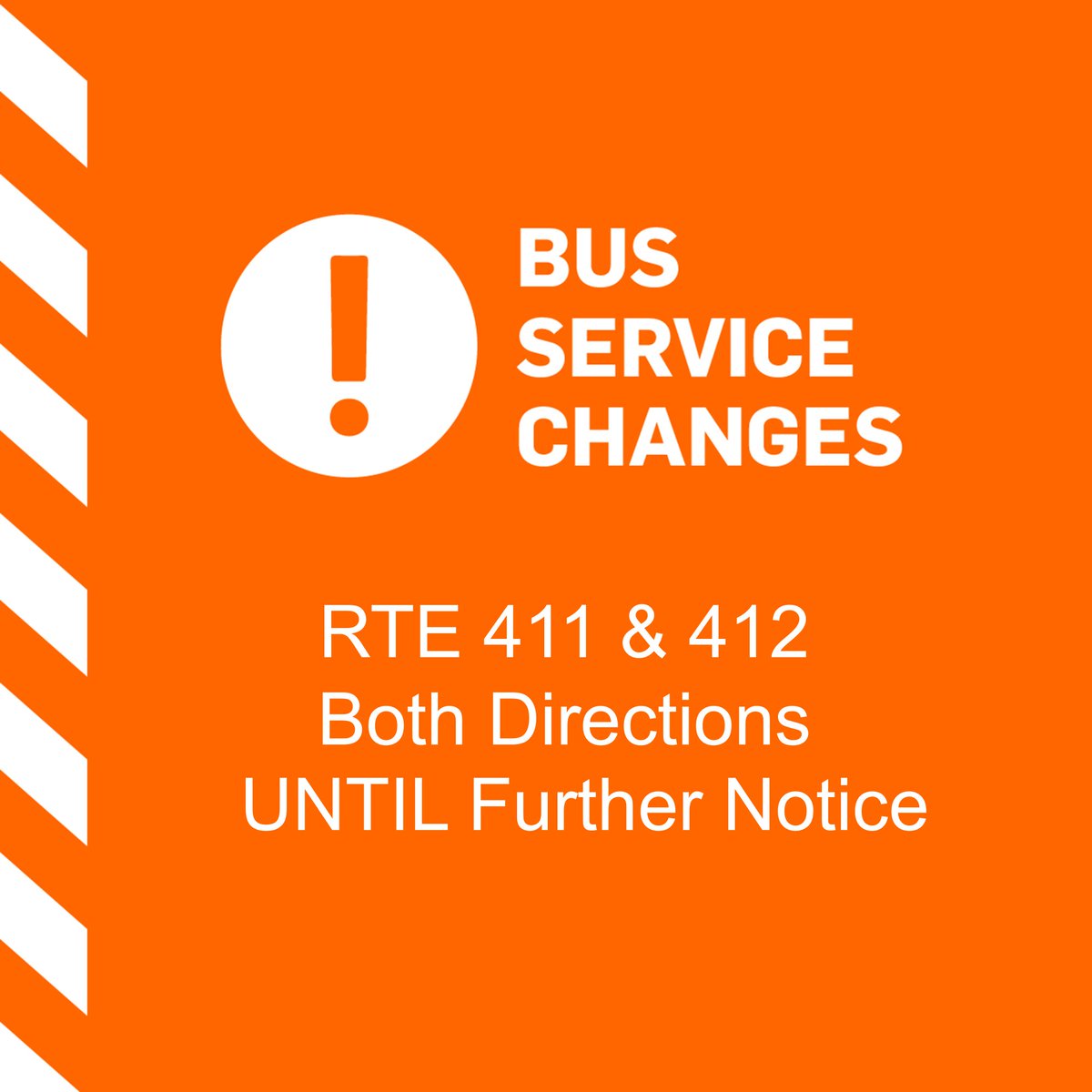 CDCVictoria's tweet photo. Diversion – Routes 411 &amp; 412, Both directions due to boom gates down at Millers Road/Seaholme Station.
Diversion: Blyth Street → Pier Street → Civic Parade → resume normal route.
This diversion is until the end of last service tonight. https://t.co/yYTbCiLLCi