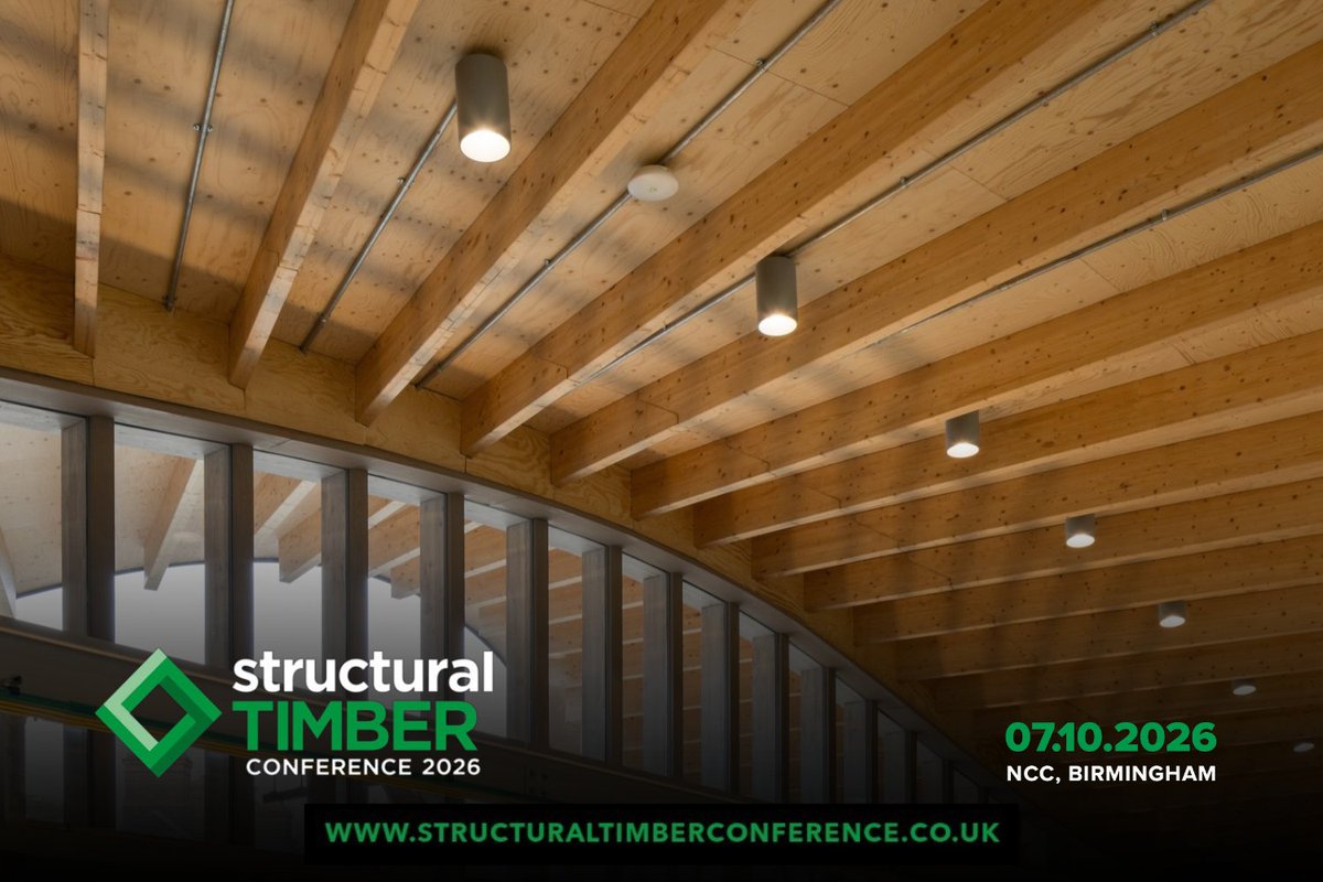 BucklandTimber's tweet photo. We’re looking forward to the #StructuralTimberConference next week, where two members of the Buckland Timber team will be speaking...
10:25 – Robin Nicholson on York Minster Centre of Excellence
14:20 – Jess Pearce on Timber in Infrastructure
See you there! #Glulam https://t.co/EpHplxea3J