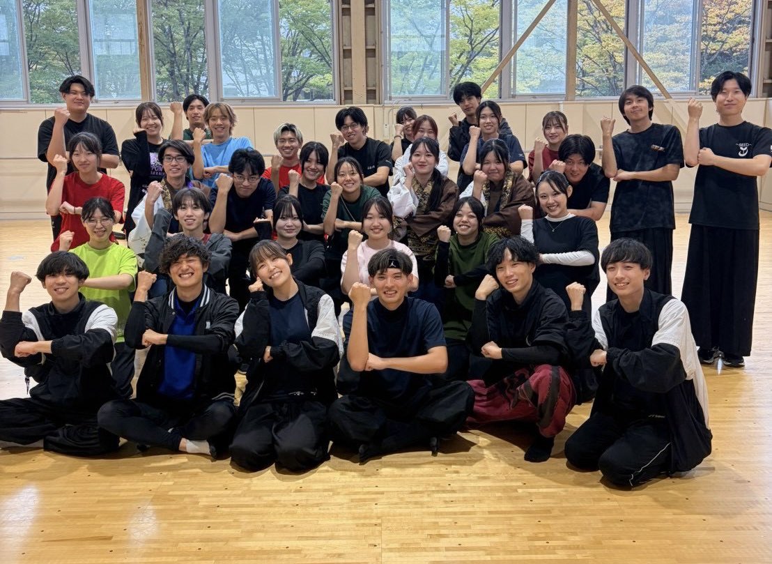 Live_Start_'s tweet photo. 【感謝】

先日
福島学生源種〜seed〜さん
@GensyuSeed
の練習にお邪魔しました！！

源種さんのOBOGも多く黎舞に在籍しています！
交流を深めることができ嬉しいです✨

お世話になりました！

#源種
#黎舞
#ツナグ黎舞🤝 https://t.co/Sgh93KaoDZ