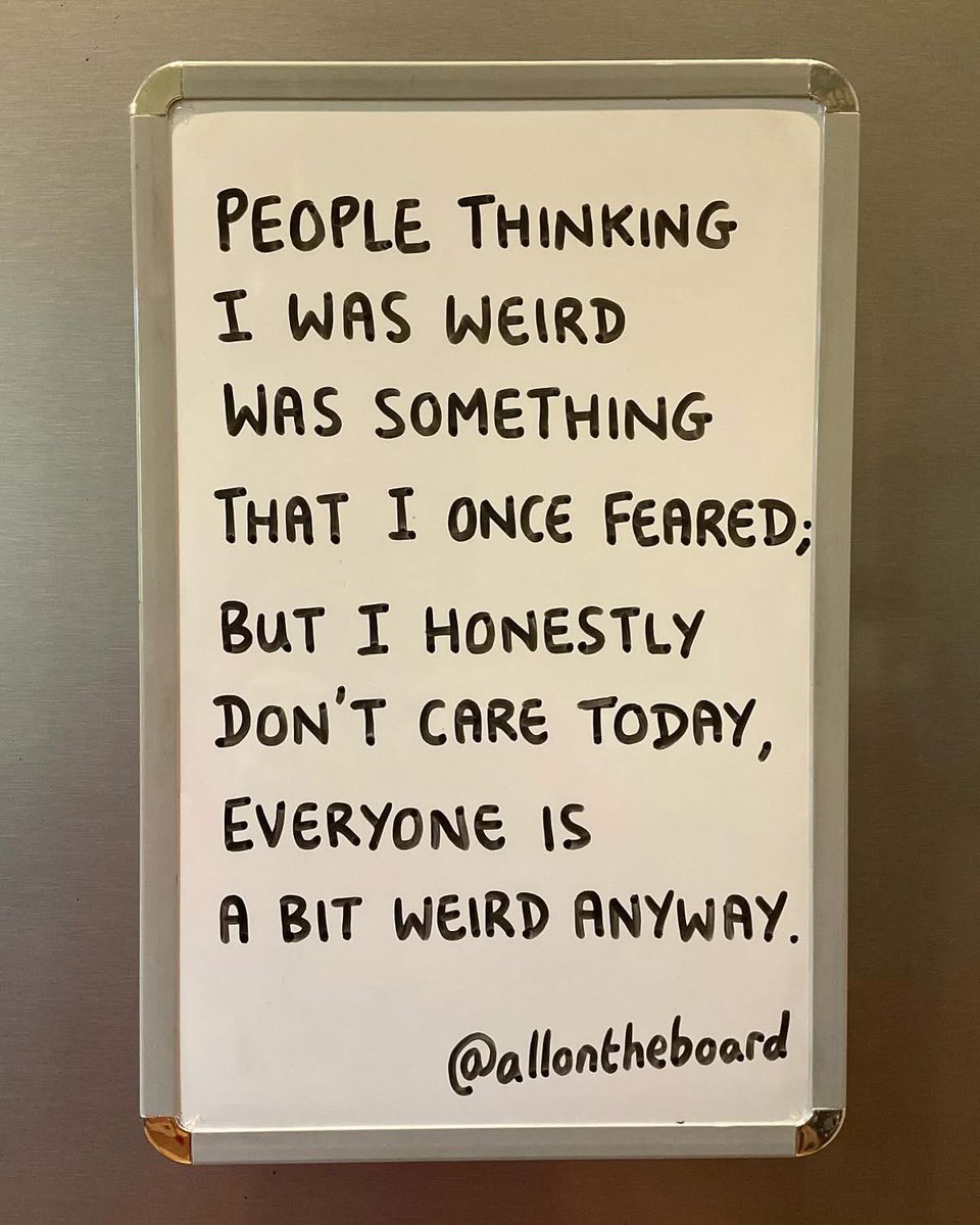 allontheboard's tweet photo. People thinking I was weird was something that I once feared; but I honestly don’t care today, everyone is a bit weird anyway.

#NationalPoetryDay https://t.co/bOn7hmA9As