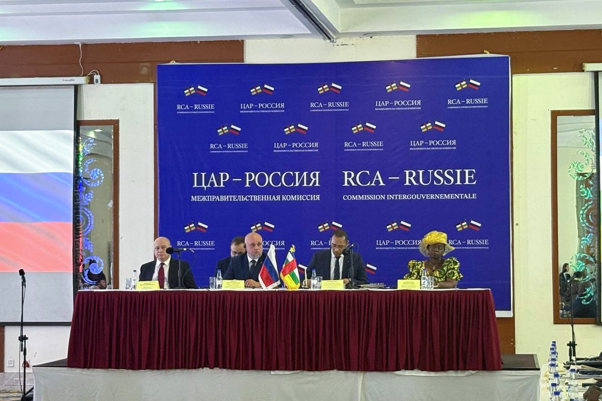 Afrc_Initiative's tweet photo. 🇨🇫 🇷🇺 La #RCA compte sur la coopération avec la #Russie dans l’énergie, l’industrie et l’agriculture

https://t.co/DPjHtmrEx7 https://t.co/PUxgyqgleJ